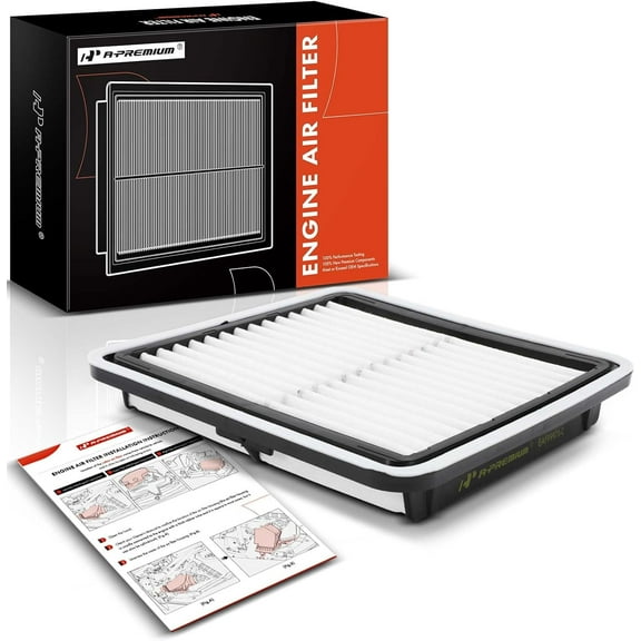 A-Premium APEAF656 Rigid Cellulose Engine Air Filter Replacement filter for Subaru Models