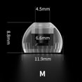 thumbnail image 4 of Tapones para los Oídos Tapones para los Oídos Silicona Estructura Doble Soporte Auriculares con Memoria Tapones para los Oídos 3 Pares Auriculares Tapones los Oídos Talla M Negro, 4 of 5