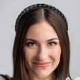 thumbnail image 4 of Unique Bargains 1 Pcs Headband Synthetic Hair Plaited Headband Braid Braided with Teeth for Women Black-1.0cm 0.39", 4 of 7