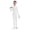 White, variant on Kids Girls Shiny Long Sleeve Full Body Ballet Dance Gymnastics Leotard Romper Unitard Jumpsuit Black 12