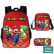 thumbnail image 3 of (Varios Estilos Disponibles) 3d Nuevo Estilo Mario Bolsa De Hombro Estuche De Lápices Escuela Primaria Estudiantes Super Impreso Comida, 3 of 4