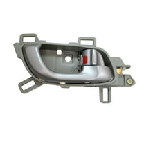 PT Auto Warehouse HO-2249RV-FR - Interior Inner Inside Door Handle, Green Housing with Silver Knob and Lever - Passenger Side Front Fits select: 2012-2015 HONDA CIVIC