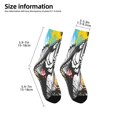 thumbnail image 2 of Fuzoiu Fishing Bass Print Kids Socks For Boys Girls,Grip Crew Socks with Non Slip,Lightweight Stretch Crew Socks,Toddlers Crew Boot Socks, 2 of 5