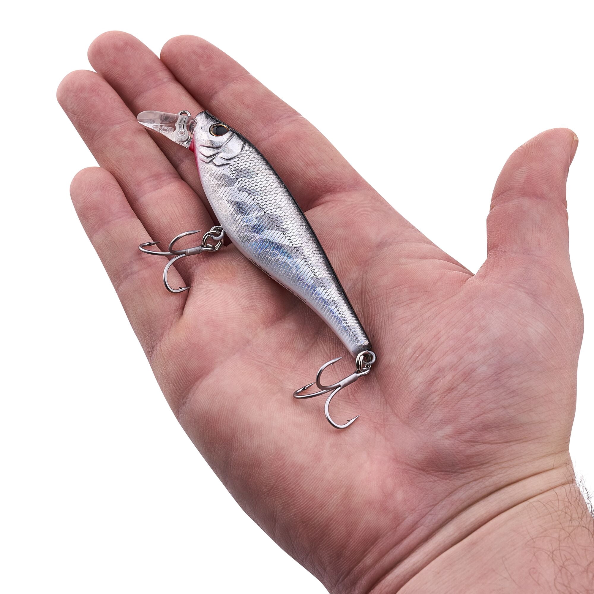 Berkley Juke Saltwater, 3.3 in, Crankbaits, Black Silver (1 Count)