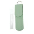 thumbnail image 5 of Unique Bargains 1 Set Glass Multifunctional Nail File Manicure Tool with Leather Pouch Green, 5 of 7