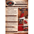 thumbnail image 3 of Horse 36"  Western 27 Strand Double Weave Red Mohair Roper Cinch 97RT07RD-36, 3 of 5