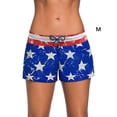 thumbnail image 4 of Traje de baño Ajustable Buena elasticidad Piernas de pantalón ensanchadas Pantalones cortos Traje de baño transpirable Diferentes tamaños Deportes acuáticos Impresión de estrella azul METRO Greeniant OD020167-62B, 4 of 6