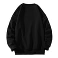 thumbnail image 4 of Leesechin Mens Hoodies Pullover Graphic Hoodie Pullover Sweatshirt Basic Solid Jumper Shirt Winter Fashion Clothes Long Sleeve Oversized Hoodie 5X Black, 4 of 4