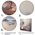 thumbnail image 3 of Designart "Flight of Cherry Blossoms and Bird in Japan III" Animals Wall Art - Modern Pink Bird Bedroom Canvas Wall Art, 3 of 6