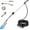 Silver & Red, variant on Heavy Duty 37" Extended Propane Torch with Detachable Long Arm and Flame Control Valve for Weed Burning, Ice Melting, Roofing, and Outdoor Use