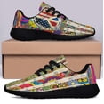 thumbnail image 3 of People Living Life In Peace Hippie Shoes Sneakers Black Size 8.5, 3 of 7