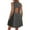 New1/Gray, variant on Otvok Women Solid Sleeveless Cutout Back Sundress Beach Swimwear Summer Mini Dresses with Pocket