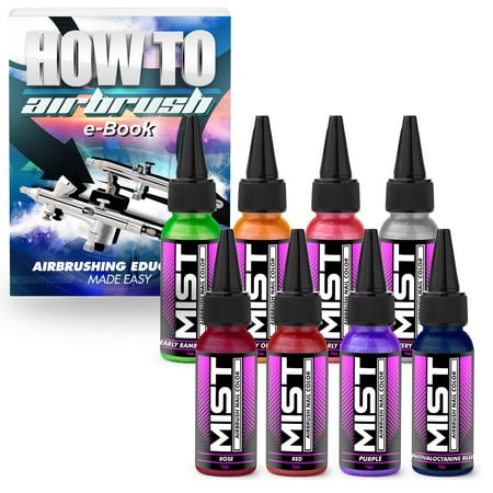 Mist 8 Color Set Premium Nail Art Polish Airbrush Paint Kit 2 Mist 8 Color Set Premium Nail Art Polish Airbrush Paint Kit 2 1