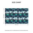 thumbnail image 4 of Placemats Set Of 4 / 6, Summer Palm Trees Placemats For Dining Table Indoor/Outdoors Heat Resistant Washable Placemats 18" X 12", 4 of 8