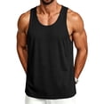 thumbnail image 3 of Mfakffe Tank Tops For Men Lightweight Workout Summer Sleeveless Muscle Gym Shirts Athletic Beach Tee Shirt, 3 of 5