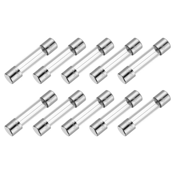Uxcell 5A 250V Glass Fuse 5x20mm Time Delay Fuse UL Listed Slow Blow Fuse for Home Appliances(Pack of 10)