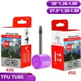 thumbnail image 2 of Ultralight 43g 26 27.5 Mountain Bike Inner Tube TPU Bicycle Tire FV45, 2 of 10