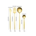 thumbnail image 2 of Juego de cubiertos de Acero Inoxidable Dorado Homelife 24 piezas 9EKD9, 2 of 5