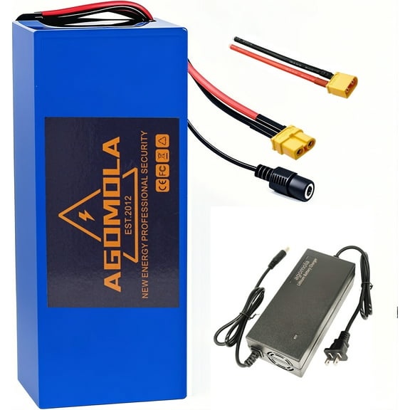 48V Lithium Battery 48V Ebike Battery 14Ah for 100W-800W Electric Bike Batteries with Charger BMS XT60 Plug