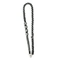 thumbnail image 2 of Correa de hombro de macramé bohemio, cordones para teléfono móvil, correa para bolso de flores, cadena de teléfono móvil tejida suave para fundas de t Negro, 2 of 8