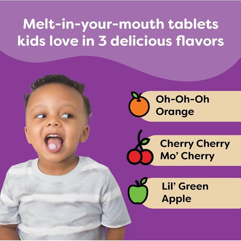 3 pack) Renzo's Picky Eater Kids Multivitamin with Iron for Immune