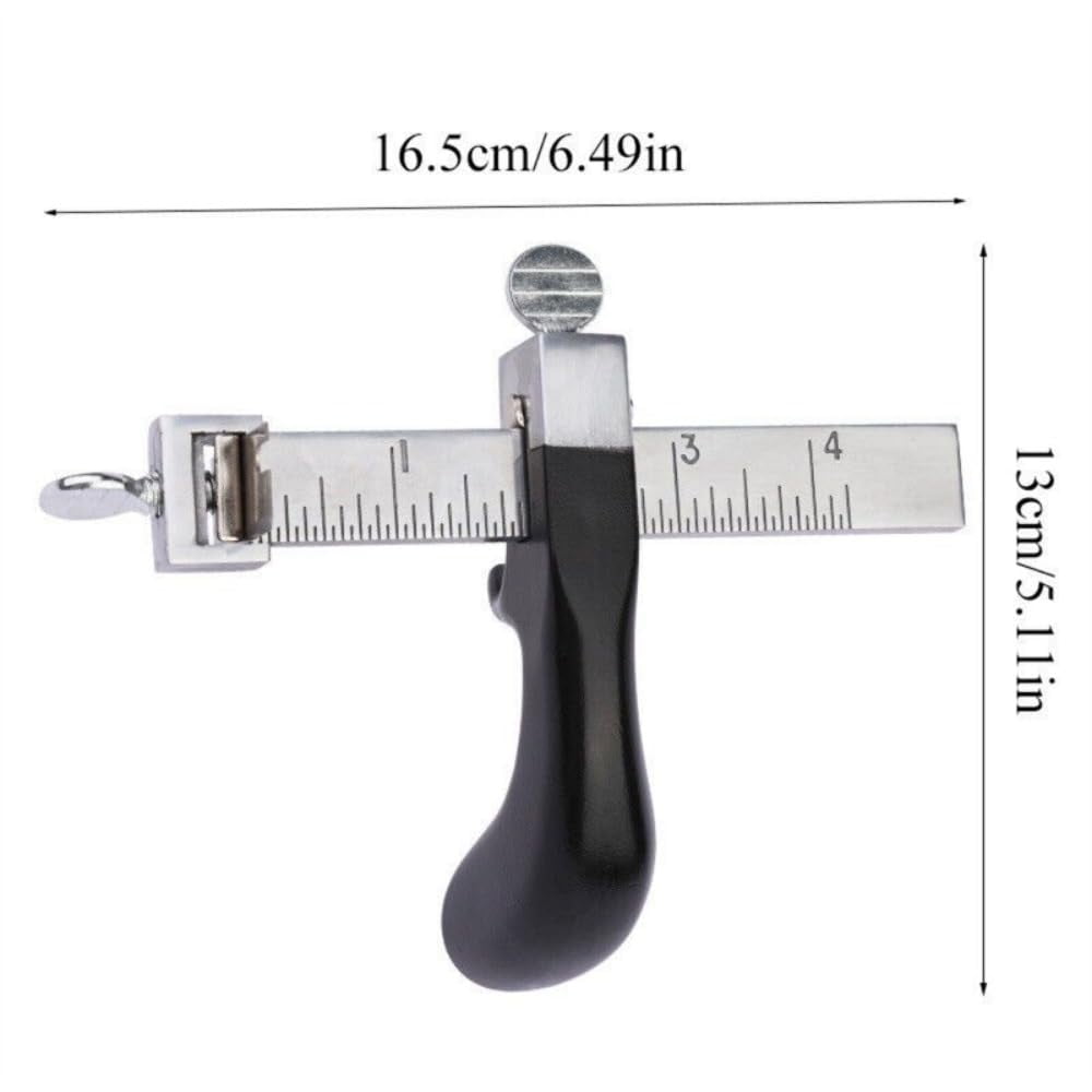 Professional Leather Strip Cutting Tool Sharp Leather Strap String Belt Cutter Adjustable DIY Hand Cutting Tool With 1 Blade Craft Leather Tools
