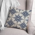 thumbnail image 3 of Creative Products Faded Blue Gray Medallions 18x18 Indoor / Outdoor Pillow, 3 of 9