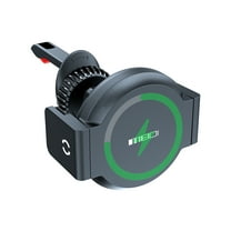 MEIDI Car Phone Holder. MagSafe Wireless Charging,Electric Clamp Arm.Vent Mount Fits iPhone 12-15, Samsung(Black)