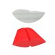 thumbnail image 3 of 2 tablas de equilibrio de estabilidad para ejercicios de yoga, regalos de cumpleaños. Gris y rojo, 3 of 9