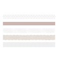 thumbnail image 5 of Maigre Tape Set Cinta Adhesiva 5 Rouleaux Ruban Adhesif Decoratif Pour Scrapbooking Artisanat De Bricolage 10mm De Large (línea), 5 of 5