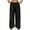 1Black36, variant on Women's Pants Carnival Glitter Trouser Solid Color Sequin Baggy High Waist Wide Straight Leg Pant Celebration Evening Soft Breathable Casual Daily Wear Trousers