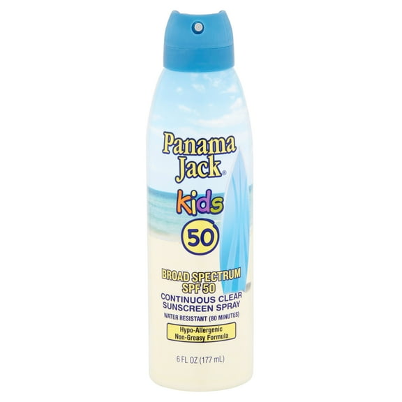 Panama Jack Kids Continuous Broad Spectrum Sunscreen SPF 50, 6 fl oz