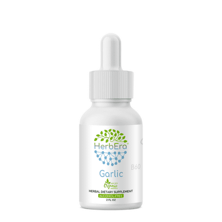 - Garlic Alcohol-FREE Herbal Extract Tincture, Super-Concentrated Organic Garlic (Allium sativum) Dried Powder