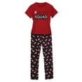 thumbnail image 3 of Aunavey Christmas Family Pajamas Matching Sleepwear T-shirt Pant Set Couples Outfits, 3 of 6