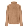 thumbnail image 4 of LEEYNEER Women‘s Polar Soft Fleece Jacket Classic Fit Long Sleeve Full Zip Fleece Lined Sherpa Coat Fall Winter Stand Collar Recreation Coat with Pockets, 4 of 5