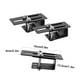 thumbnail image 3 of Portaequipajes del techo del coche con hebilla fija Clip de soportes de aleación de aluminio | Accesorios universales para el portaequipajes de techo de SUV | Instalación y liberación rápida | Negro, 3 of 7