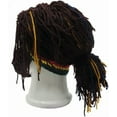 thumbnail image 2 of YEKEYI Creative Barbarian Knit Beard Hat Funny Knit Hat Wig Beanie Hat Facemask Removable Beard, 2 of 9