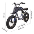 thumbnail image 4 of Massimo Motor Sports 20" Electric Fat Tire Scooter for Adults, 750W, 4 of 14