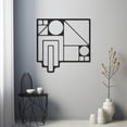 thumbnail image 5 of LaModaHome Exclusive Geometric Design Metal Wall Art Decor – Durable & Artistic Metal Wall Art for Home and Office Decor, Perfect for Any Interior Design Aesthetic, 5 of 5