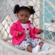 thumbnail image 2 of Reborn Doll TERABITHIA Enorme pelo rizado enraizado de 60 cm y 1,5 kg, 2 of 7