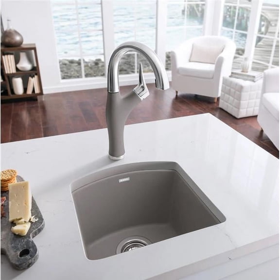 Diamond Bar Sink Dual Mount - Soft White