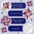 thumbnail image 5 of 15 Inch Patriotic Pinwheels, 4th of July Pinwheels, American Flag Red White and Blue Pinwheels for 4th of July Independence Day Garden Yard Party Favors, 5 of 6