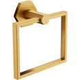 thumbnail image 1 of MIYILI Gold Towel Ring Stainless Steel Bathroom Towel Holder Modern Hexagonal Base Hand Towel Rack Wall Mount, 1 of 8