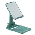 thumbnail image 2 of Yeacher ABS Rétractable Pliant Support de Bureau Pliant Support de Téléphone Portable Angle Réglable Réglage de la Hauteur Approprié pour 4 10 Pouces Tablette de Téléphone Intelligent Vert, 2 of 8