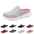 thumbnail image 2 of NOKIO Men's Backless L𝗈afers Breathable Mesh Walking Mules Shoes Comfort S𝗅ip On Garden Clog Slippers Wide Width Closed Toe Casual Sneakers Lightweight Walking Tennis Shoes, 2 of 9