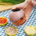 thumbnail image 5 of Manual Food Chopper Mini Hand Pull Vegetable Cutter Grinder Garlic Shredder Tool, 5 of 5