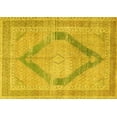 thumbnail image 1 of Ahgly Company Indoor Rectangle Persian Yellow Traditional Area Rugs, 2' x 4', 1 of 4