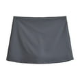 thumbnail image 3 of Women's Vintage Sporty Low Rise Skirt Slim Fit Stretch Tennis Mini Skirt For Yoga And Fitness Split Skirts for Women Hiking Skirt Maternity Skirt over The Belly Tennis Skirts for Women Long Leather, 3 of 3