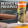 thumbnail image 5 of Armor All Leather Care Wipes with Beeswax, 20 Count, 5 of 9