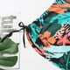 thumbnail image 4 of Traje de baño de 2 piezas para mujer, traje de baño bikini moderno y sin espalda para mujer, traje de baño con cordón ajustable en el cuello, traje de baño plano de ángulo, conjunto de traje de baño d, 4 of 8